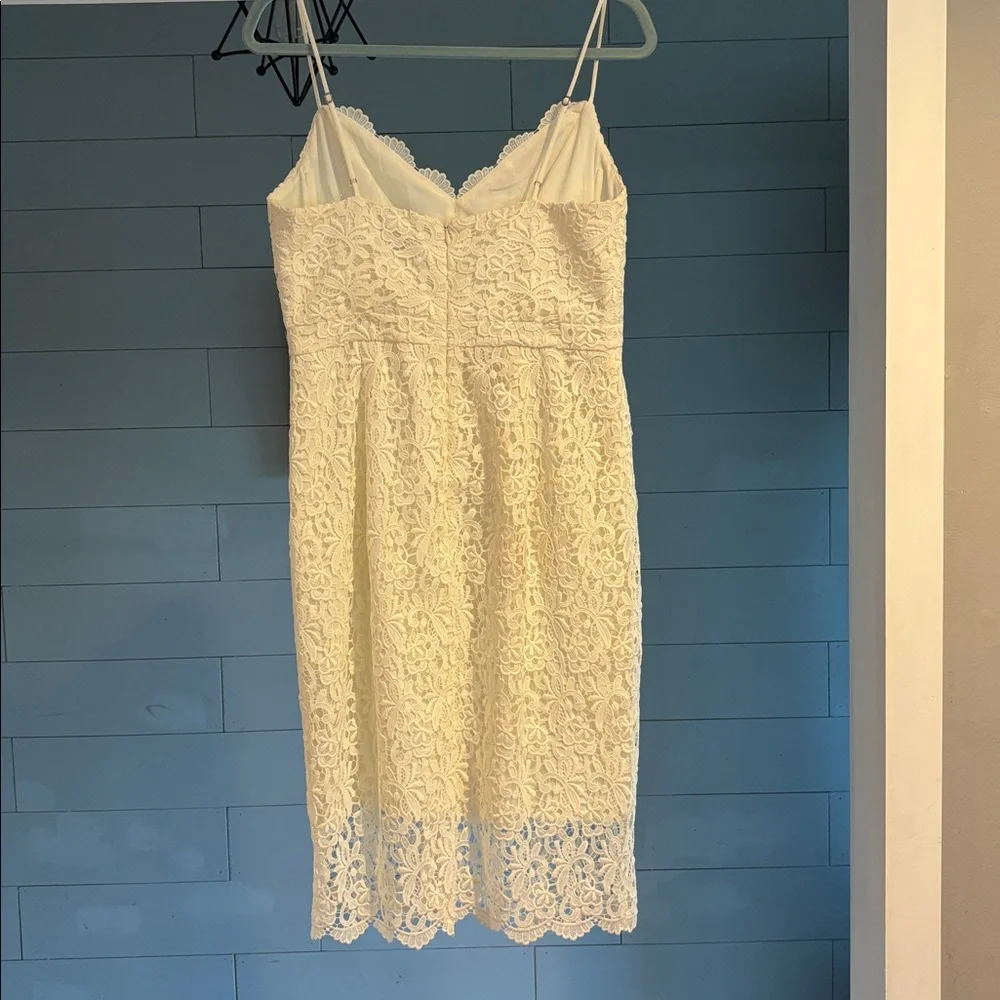 J. Crew‎ White Guipure Lace Dress